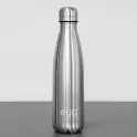 Egg Stroller Water Bottle-Brushed Steel