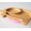 eco rascals Elephant Shaped Bamboo Suction Plate-Pink (NEW)