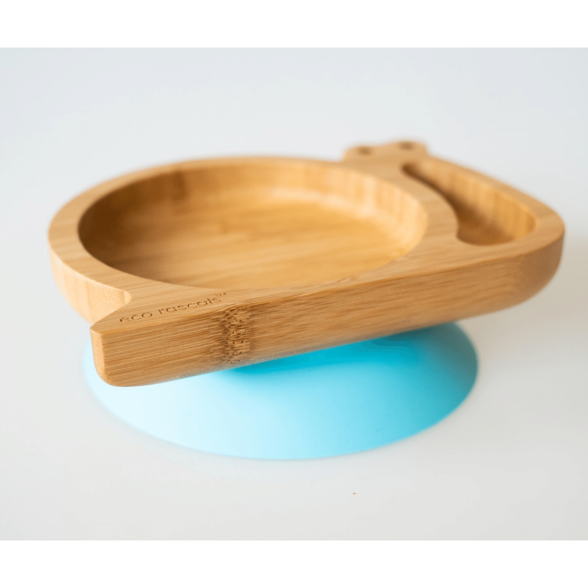 eco rascals Snail Shaped Bamboo Suction Plate