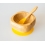 eco rascals Bamboo Suction Bowl & Spoon Set-Yellow (NEW)