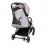 Ickle Bubba Gravity Max Silver Chassis Stroller-Silver Grey