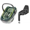 Maxi Cosi Coral i-Size Car Seat with FamilyFix3 Base-Neon Green 
