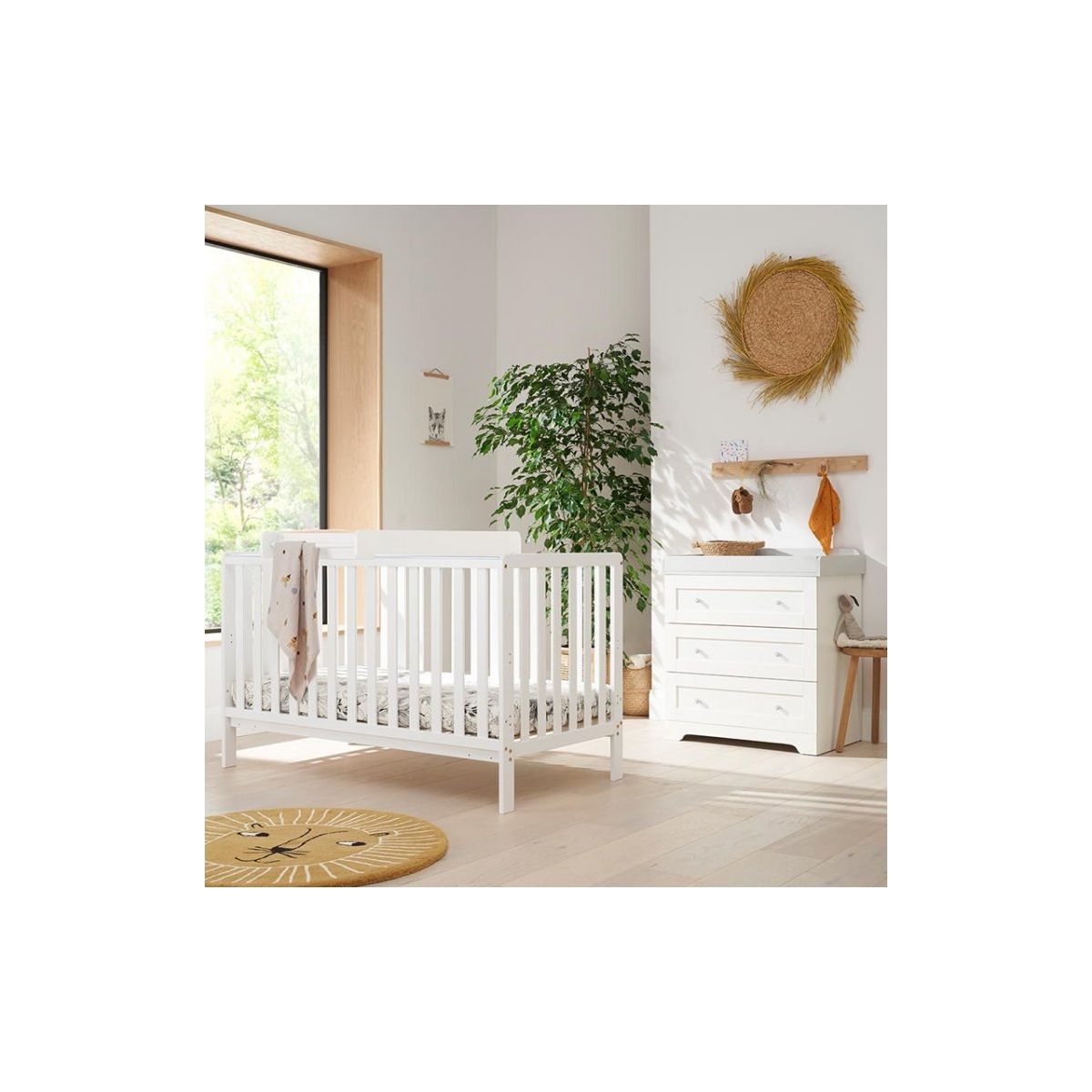 Tutti Bambini Malmo 2 Piece Room Set with Cot Top Changer