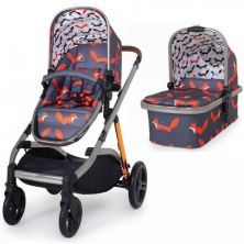 Cosatto Wow XL Pram and Pushchair-Charcoal Mister Fox