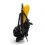 Bugaboo Bee 6 Black Pushchair- Black/Lemon Yellow