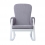 Babyhoot Dursley Rocker Chair and Stool- Pearl Grey