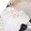Roma Dolls Pram 2 Piece Bedding Set-Cream & Pink Rose 