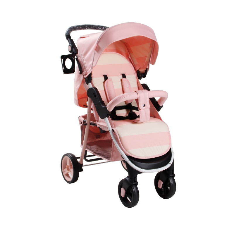 My Babiie MB30 Billie Faiers Pink Pushchair-Pink Stripe (MB30PS)