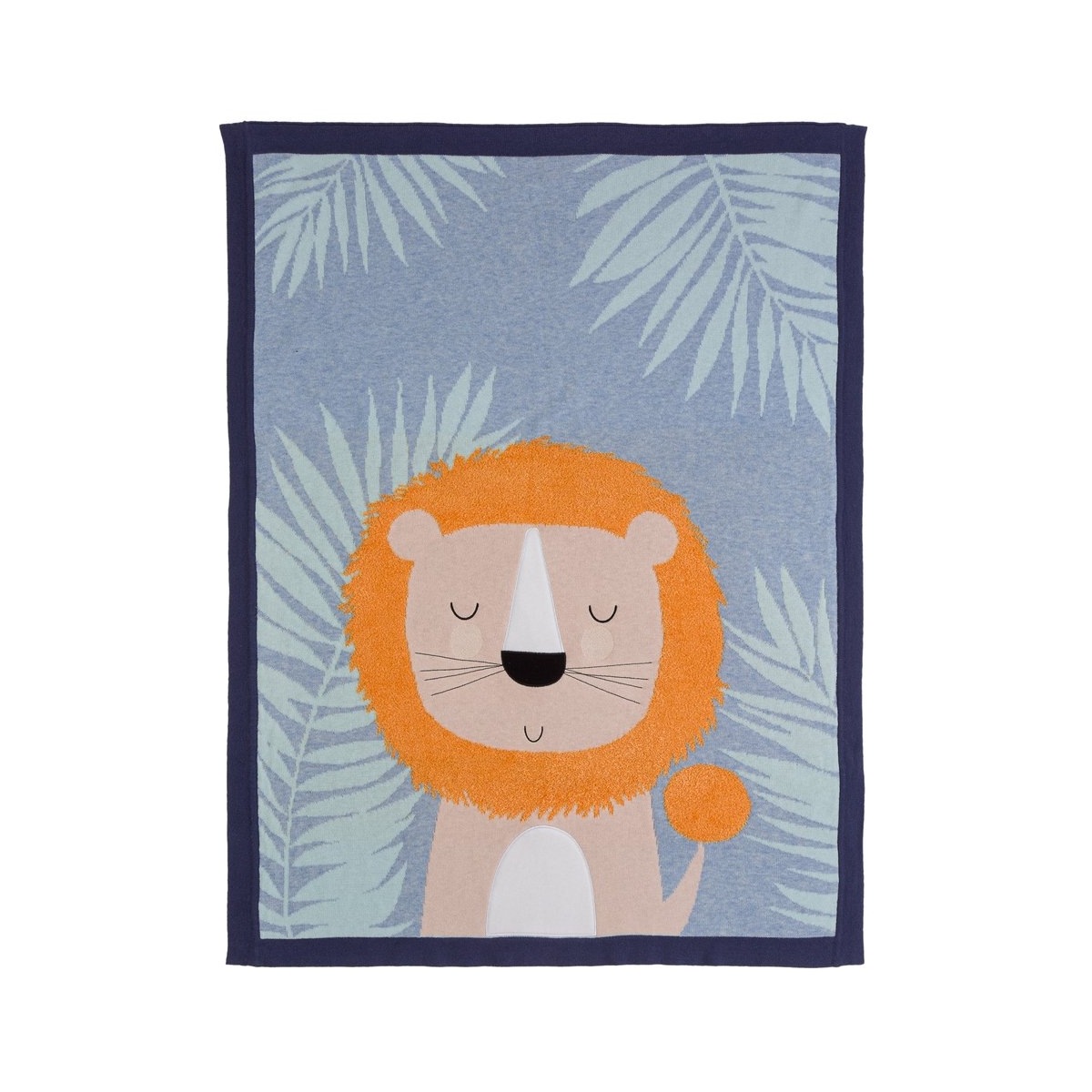 Bizzi Growin Ludvic Lion Knitted Blanket (NEW)