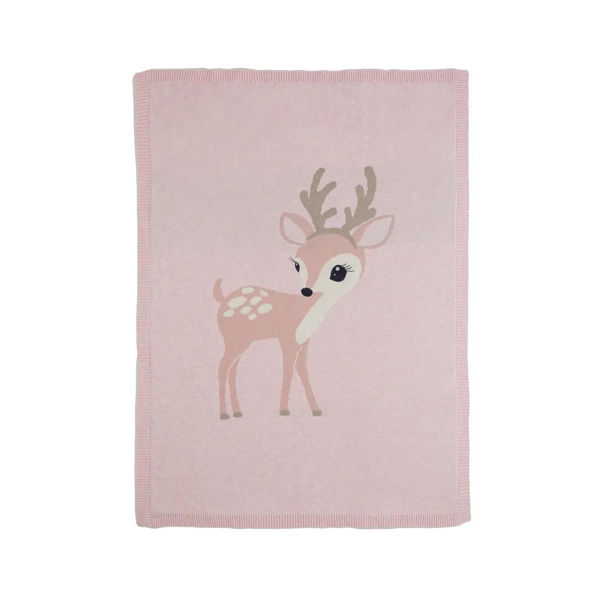 Image of Bizzi Growin Knitted Blanket - Fawn