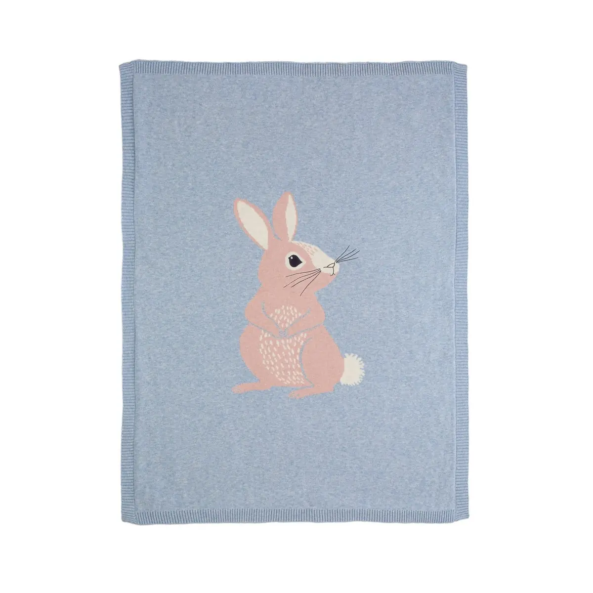 Image of Bizzi Growin Knitted Blanket - Bunny