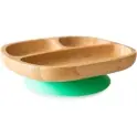 eco rascals Toddler Bamboo Suction Plate-Green (NEW)