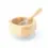 eco rascals Bamboo Suction Bowl & Spoon Set-Grey (NEW)