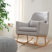 Tutti Bambini Oscar Rocking Chair-Pebble/Grey + Free Nursing Pillow Worth £49.99! (2022)