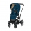 Cybex e-Priam Chrome Pushchair with Lux Carry Cot & Cloud Z Car Seat-Mountain Blue/Black (NEW)