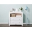 Boori Oasis 2 Piece Room Set (Cot & Chest Changer)-White (2021)