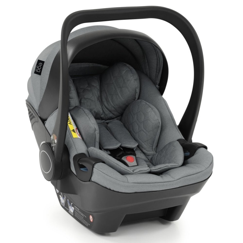 egg 2 Shell Car Seat-Monument Grey