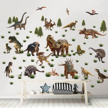 Walltastic Room Décor Kit-Dinosaur Land (NEW)