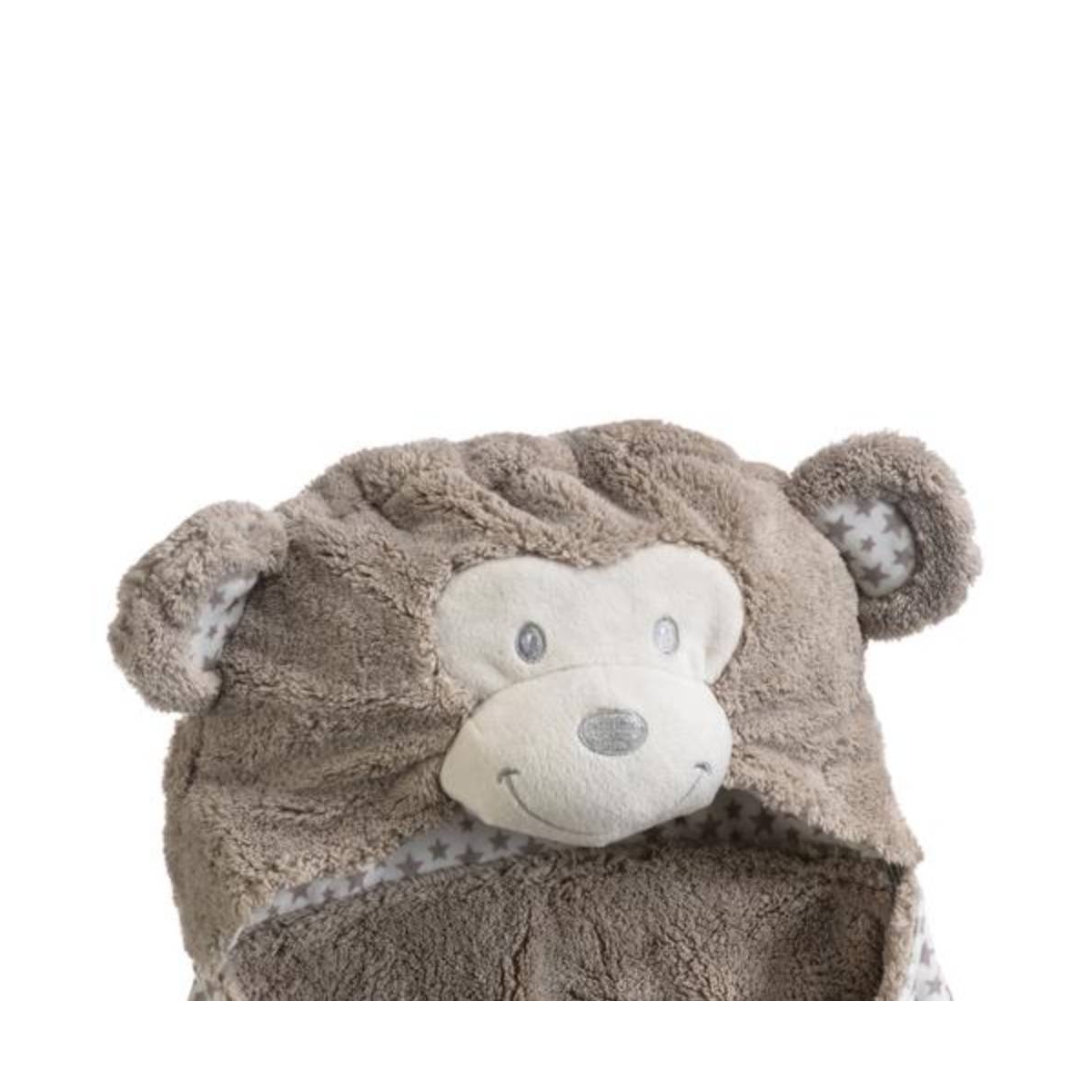 Clair De Lune Little Monkey Hooded Blanket (NEW)