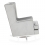 Convertible Nursing Rocking Chair-Quiet Grey/White Legs (NEW)