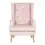 Convertible Nursing Rocking Chair-Dusty Pink/Natural Legs (NEW)