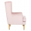 Convertible Nursing Rocking Chair-Dusty Pink/Natural Legs (NEW)