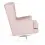 Convertible Nursing Rocking Chair-Dusty Pink/White Legs (NEW)