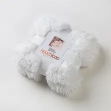Bizzi Growin Koochicoo Luxury Blanket-White