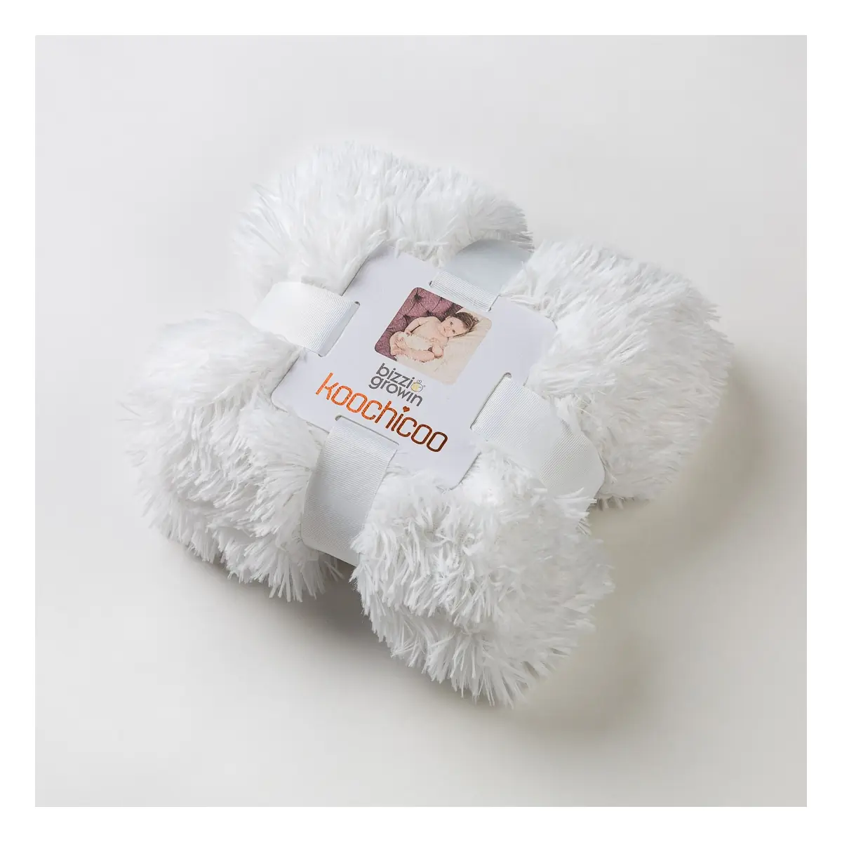 Image of Bizzi Growin Koochicoo Luxury Blanket-White