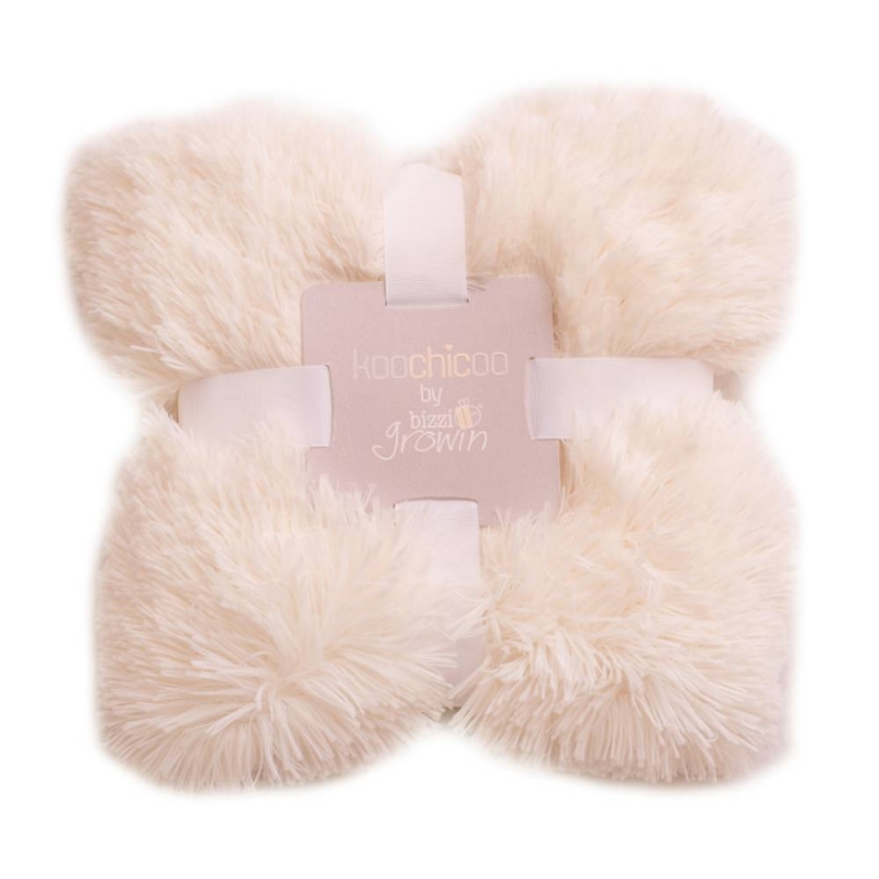 Bizzi Growin Koochicoo Luxury Blanket-Cream