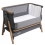 Tutti Bambini CoZee AIR Bedside Crib-Oak/Charcoal
