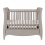 Tutti Bambini Roma Mini Sleigh Cot bed With Under Bed Drawer-Truffle Grey