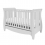 Tutti Bambini Roma Mini Sleigh Cot bed With Under Bed Drawer-Dove Grey