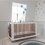 Tutti Bambini Siena 3 Piece Furniture Room Set-White/Beech