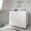Tutti Bambini Siena 2 Piece Furniture Room Set-White/Beech