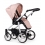 Venicci Pure White Chassis 2in1 Pushchair-Rose
