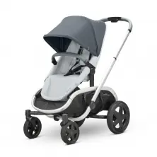 Quinny Hubb Graphite Frame Shopping Stroller-Graphite/Grey