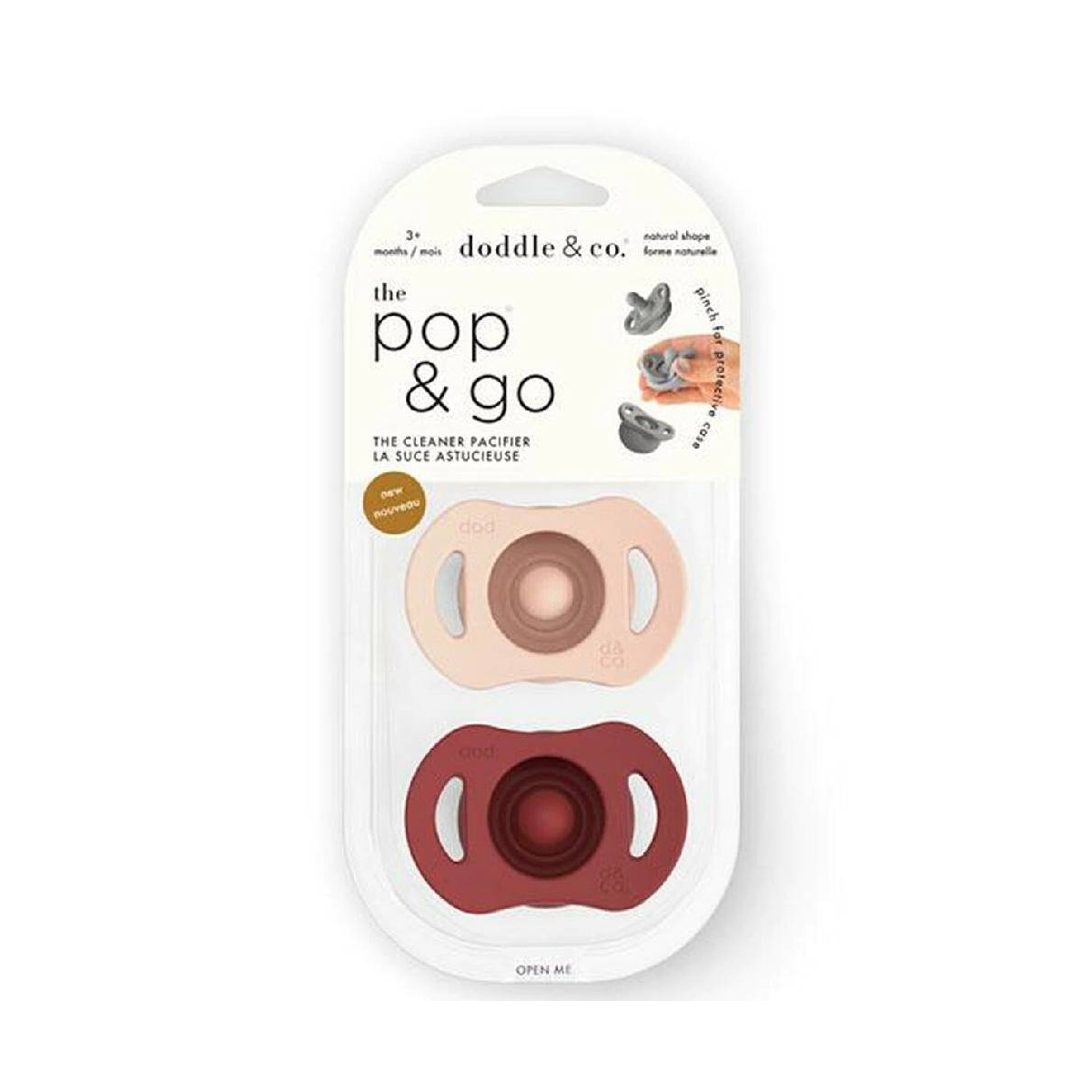 Doddle & Co Pop & Go Just Peachy+Upper Rust