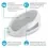 Anglecare Soft Touch Bath Support-Pale Grey (2021)