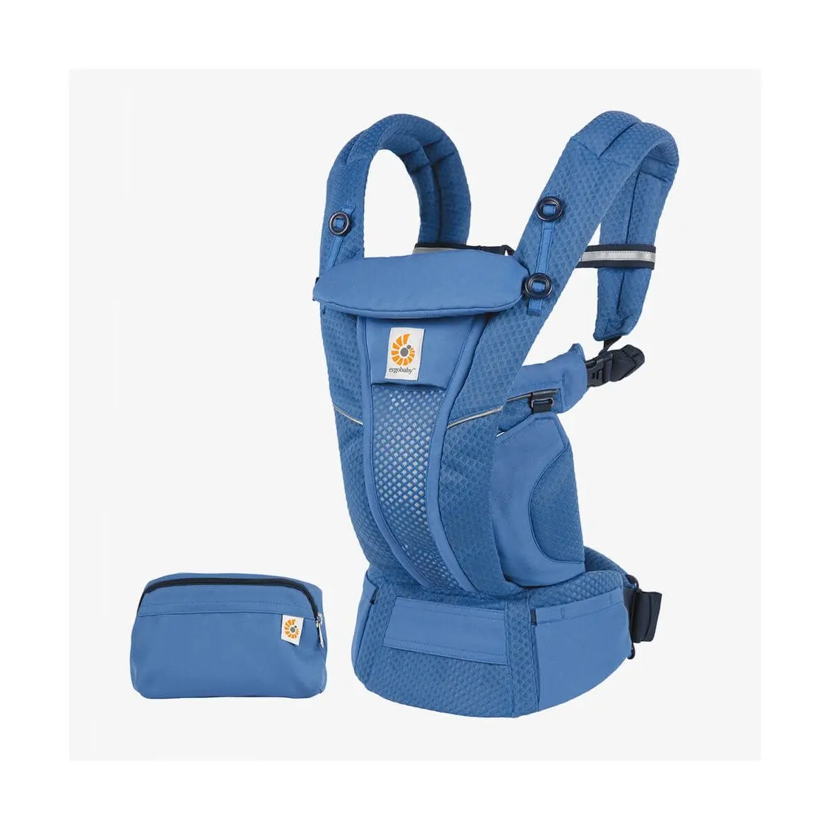Image of Ergobaby Omni Breeze Baby Carrier-Sapphire Blue