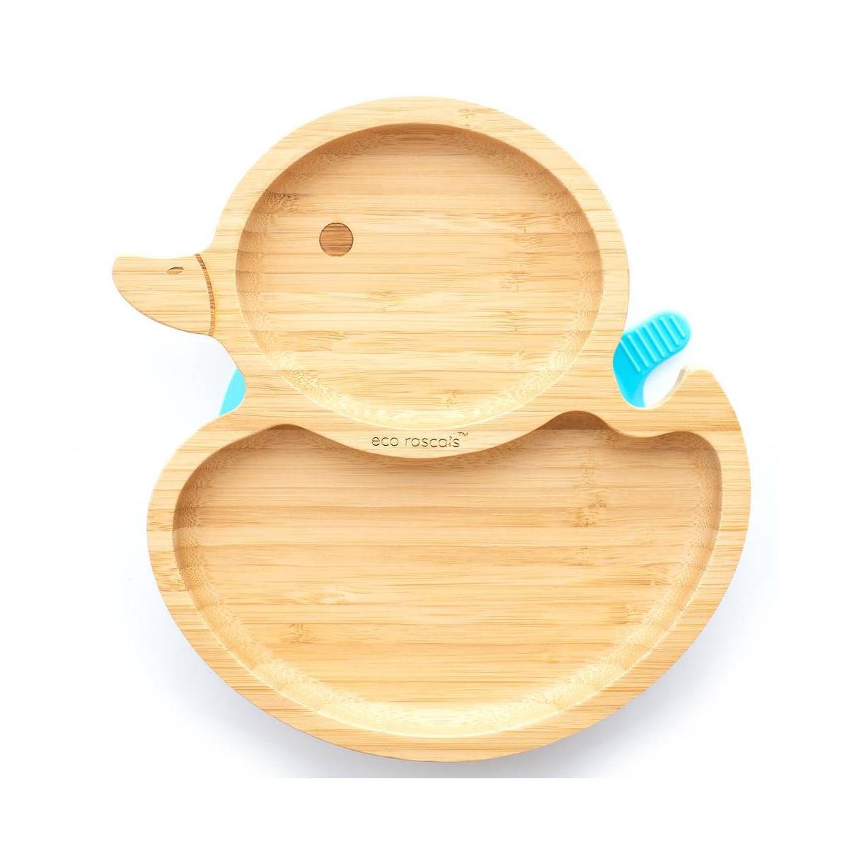 eco rascals Duck Shaped Bamboo Plate