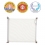Dreambaby Retractable Relocated Mesh Saftey Gate-White (2021)