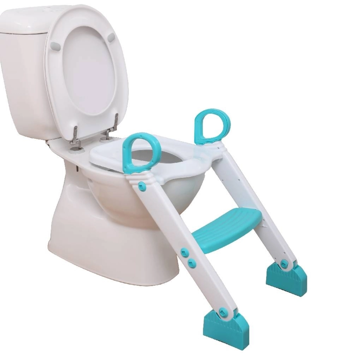 Image of Dreambaby Step-up Toilet Trainer-Aqua/White (2021)