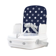 Benbat Yummigo Booster/Feeding Seat with Storage Compartment Base-Navy/Stars