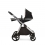 Ickle Bubba Eclipse Chrome Frame Travel System With Galaxy Carseat & Isofix Base-Jet Black/Black