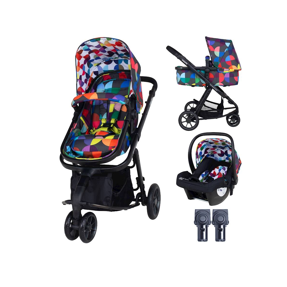 Cosatto Giggle 2in1 Travel System Bundle-Kaleidoscope 