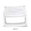 SnuzPod4 Bedside Crib with Mattress-White