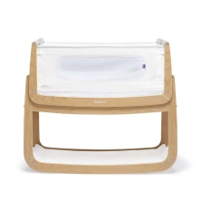SnuzPod4 Bedside Crib with Mattress-Natural + Free Nursing Pillow Worth £59.99!