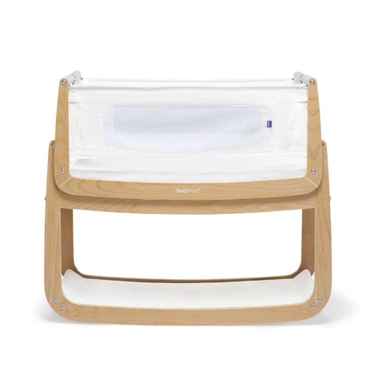 Image of SnuzPod4 Bedside Crib with Mattress-Natural + Free Nursing Pillow Worth £59.99!