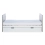 Ickle Bubba Pembrey Cot Bed and Under Drawer-Ash Grey & White